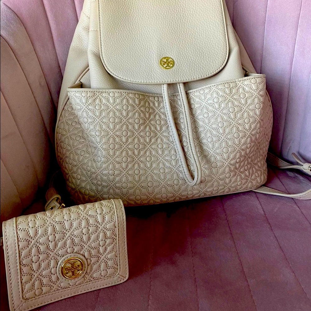 Tory Burch Back Pack with Coin Purse
